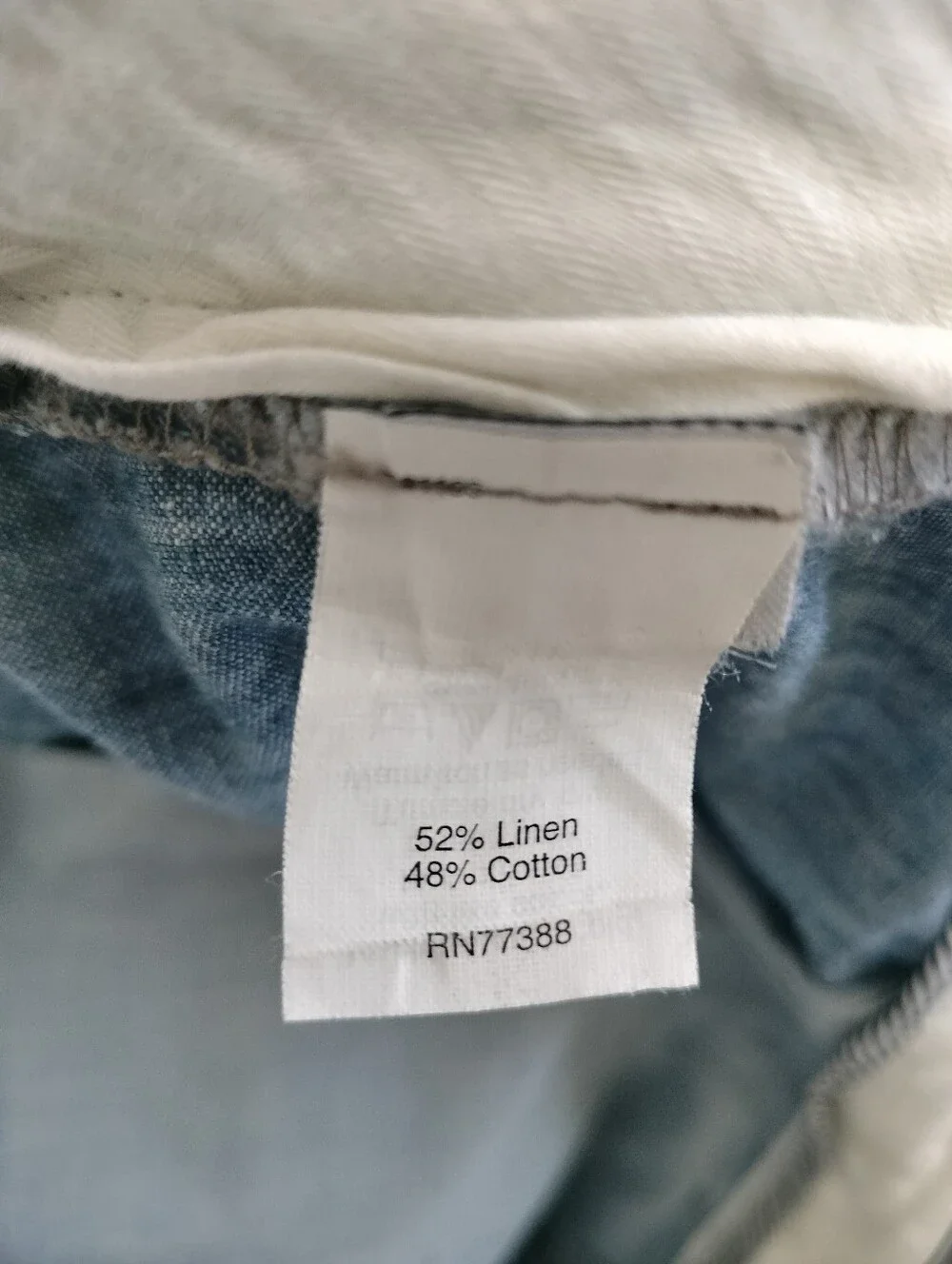 J Crew Mens 34 Linen Cotton Blend Blue Chambray Chino Shorts Preppy Vacation